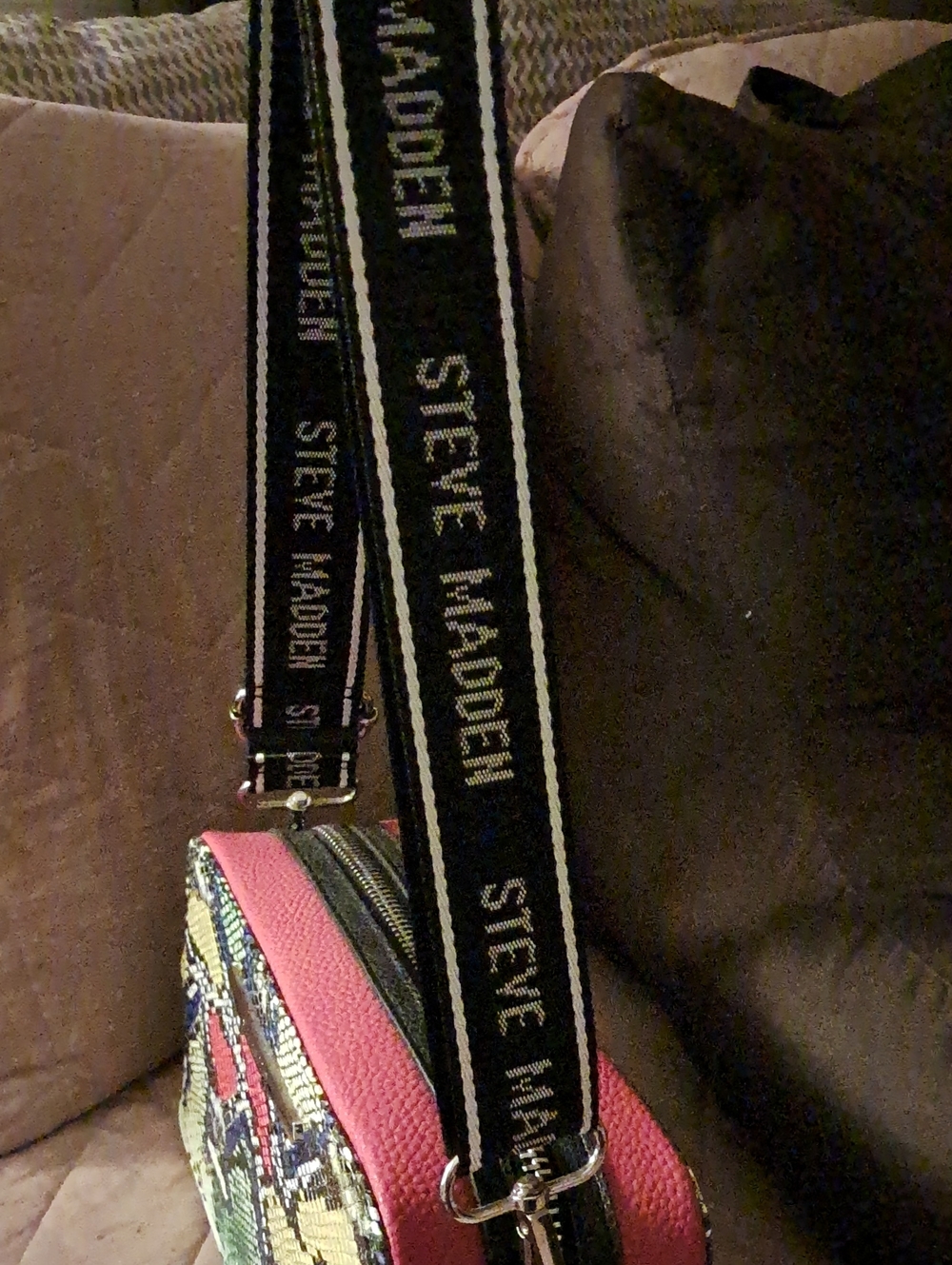 Steve Madden Colorful Snake-Print Crossbody Bag
